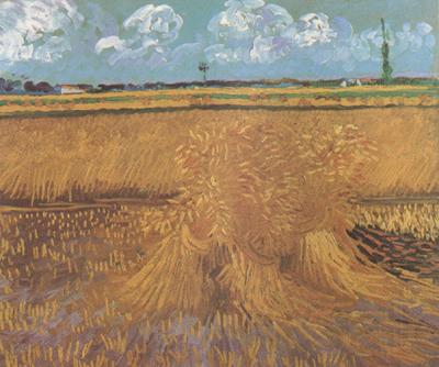 Vincent Van Gogh Wheat Field with Sheaves (nn04) Germany oil painting art